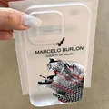 Fashion Design Nuova custodia per telefono antiurto satinata trasparente opaca per B-marceloes