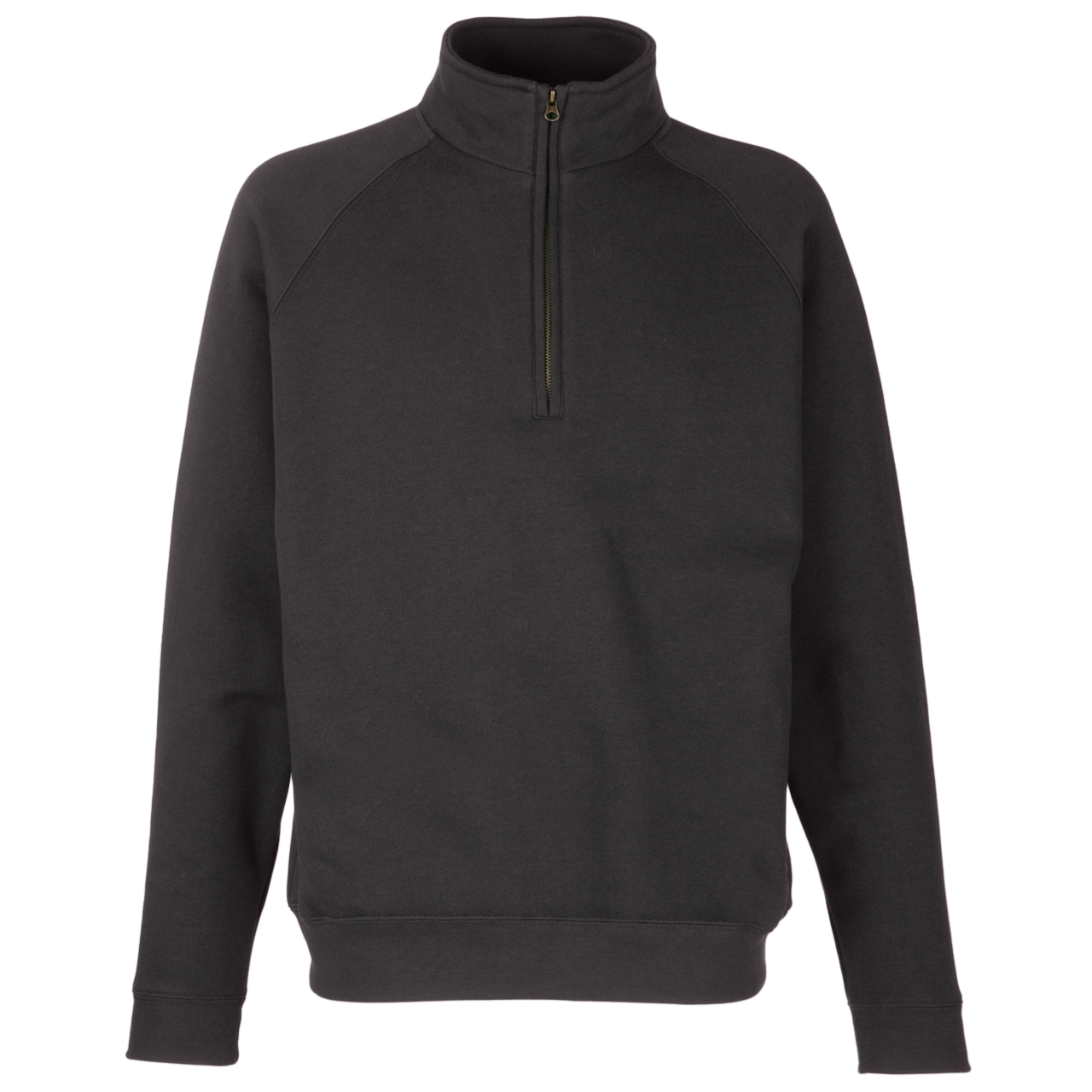 Fruit of the Loom Erwachsene Unisex Klassik Zip Sweatshirt (Schwarz) Image