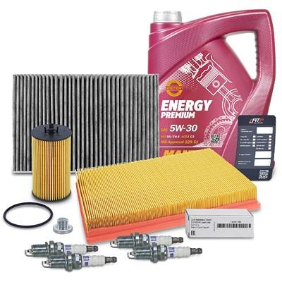 Bestprice Inspektionspaket Set C + 5l 5W-30 Motoröl für Opel, Vauxhall Image