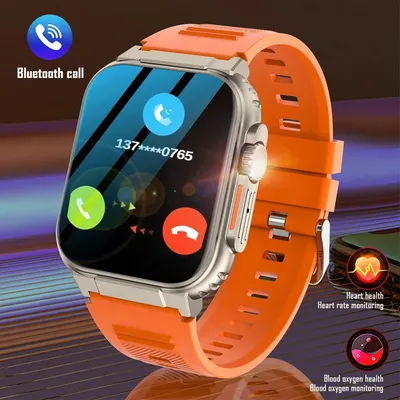 LIGE 600mAh high-Capacity Smart Watch Ultra Watch Men Bluetooth Call TWS Local Music Smartwatch Sport IP68 Waterproof Watches