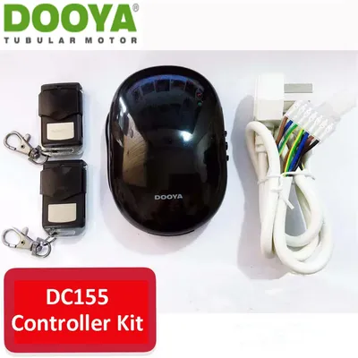 Dooya DC155 RF Receiver+Emitter,Rf433 Wireless Controller Kit for 4 wire Tubular Motor of Rolling