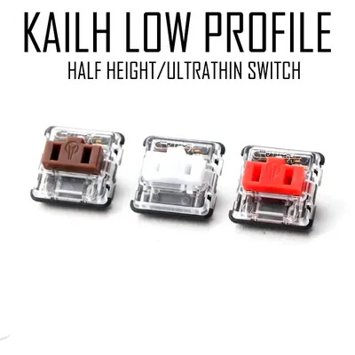 Kailh Low Profile Switch 1350 Choc Keyboard Switch Clicky Tactile Linear White Switches Mechanical