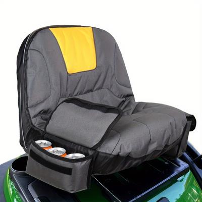 TEMU Lawn Mower Seat Cover, Heavy Duty 600d Polyester Oxford, Padded Cushion Surface, Tractor Seat Protector, Outdoor Electric Tool Accessory, Lawn Mower Chair Cover