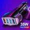 Quick Charge 3.0 Car Charger 4 Ports Fast charging Car phone Charger Auto Accessories
