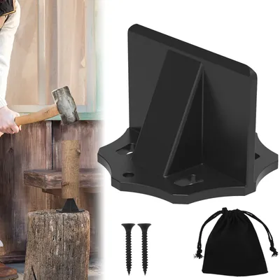 Hanging Firewood Splitter Portable Carbon Steel Kindling Splitter with Cloth Bag Manual Log Splitter