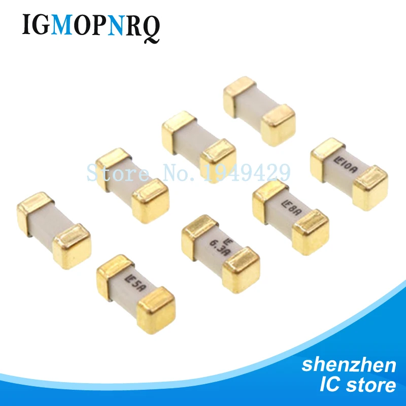 10 Stück 0,1 eine einmalige SMD-Sicherungs wiederherstellung sicherung 0,2 0,25 A 0,3 A 0,5 A 0,75 A 6,3 A A A 1a 2a 3a 4a 5a A 7a 8a 10a 15a Image