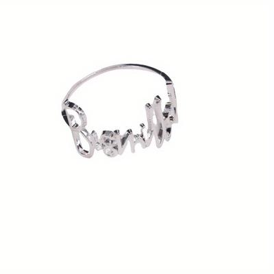 TEMU Metal Napkin Rings For Hotel Dining Table Decoration, Ideal For Eid Al-fitr Parties Image