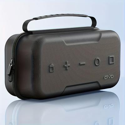 TEMU Oivo Switch Accessory Kit, Eva Material, Waterproof & Shockproof, Includes Charger, Game Cartridge Holder, Compatible With Oled Console, Gaming Case With Handle Image