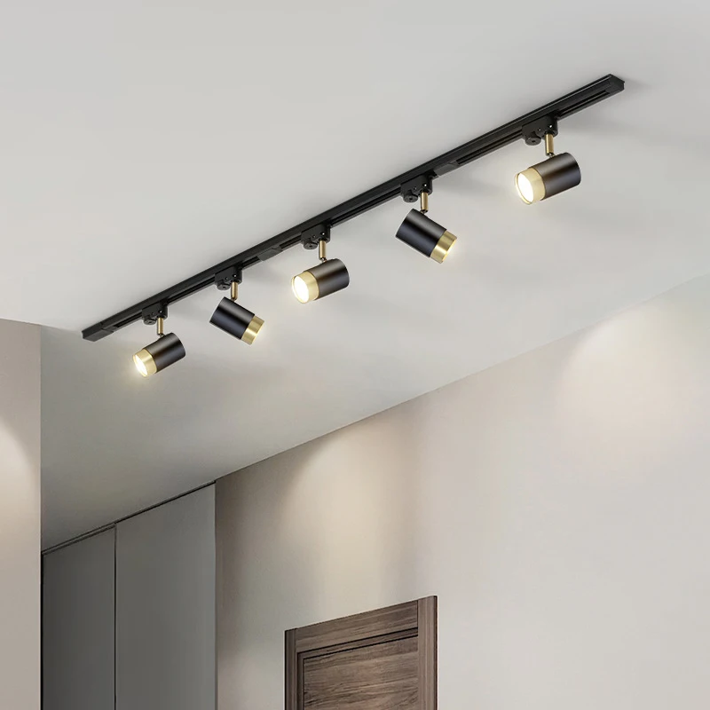 LED Deckens trahler Gu10 Multi Winkel verstellbare Decken leuchte Schlafzimmer Wohnzimmer Bar Store Dekoration Schienen beleuchtung Schienen lampe deckenleuchte wandlampe licht küche beleuchtung led