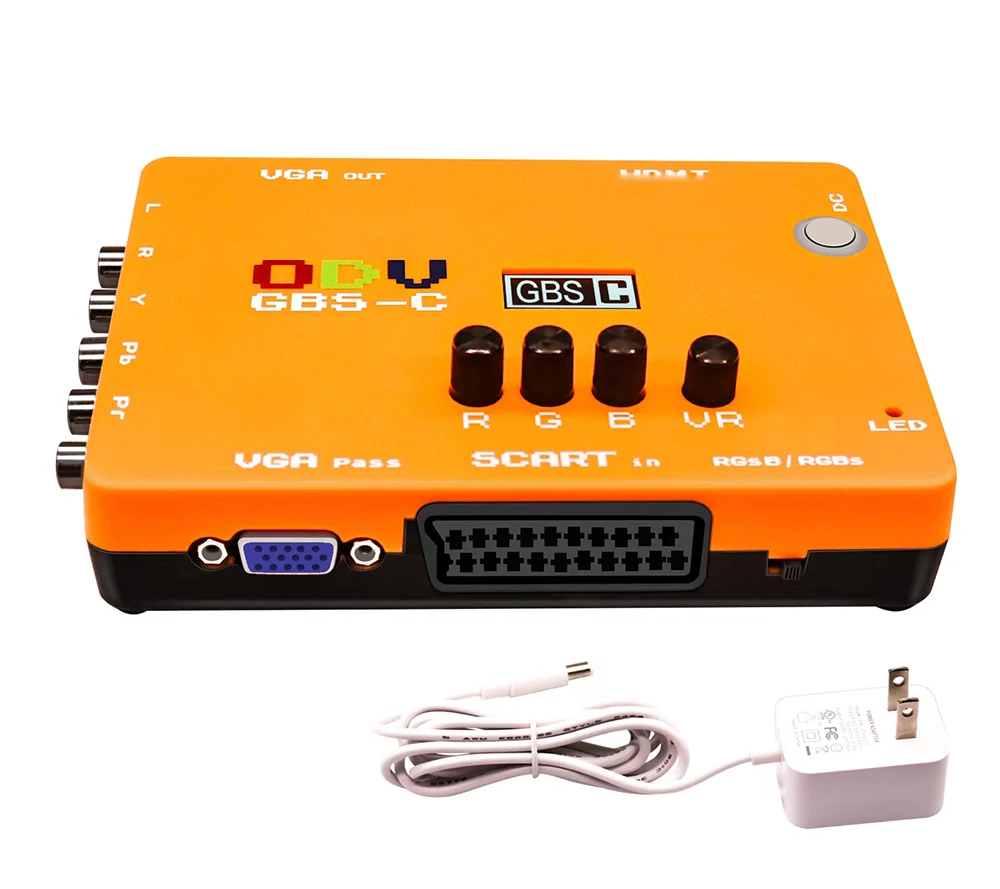 ODV-GBS-C Component VGA/Scart zu VGA/HDMI-kompatibler Scan-Videokonverter mit geringer Auflösung für Retro-Spielekonsole Image