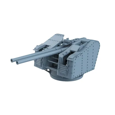 Yao's Studio LYCG604 1/350 1/700 Modell Upgrades Teile JMSDF Typ 89 Twin Mounted Anti Aircraft Gun Image