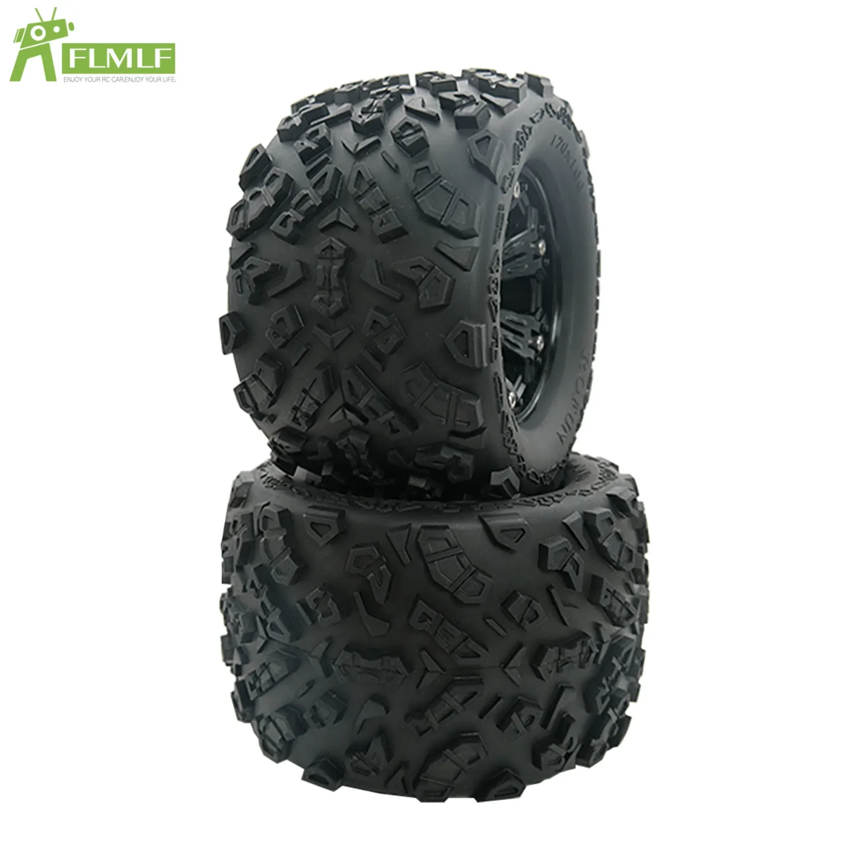 Knoblige Reifen passend für 1/8 HPI Racing Savage XL FLUX Rofun Rovan TORLAND Monster Brushless Truck Rc Auto Spielzeug Teile Image