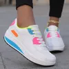 Frauen Schuhe Turnschuhe Frauen Casual Schuhe Plattform Faulenzer Atmungs Wohnungen Walking Weibliche Mokassin Zapatos De Mujer Plus Größe