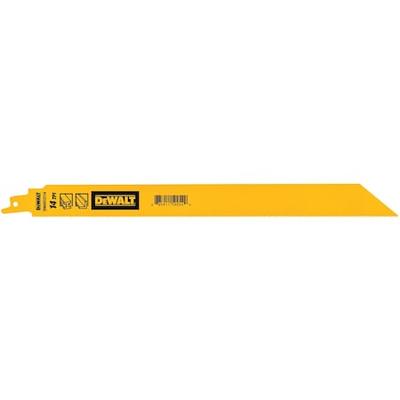 DEWALT DWAR12114 Reciprocating Saw Blade, L:12",TPI:14,PK5