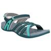 Sandale HI-TEC "SAVANNA II", Gr. 41, grün, blau, Synthetik, sportlich, Schuhe