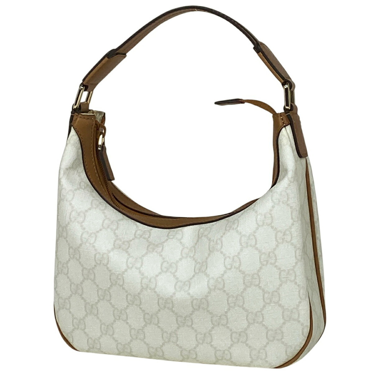 Gucci Bags | Gucci Gg Pattern Handbag Shoulder Handbag Canvas White | Color: White | Size: Os