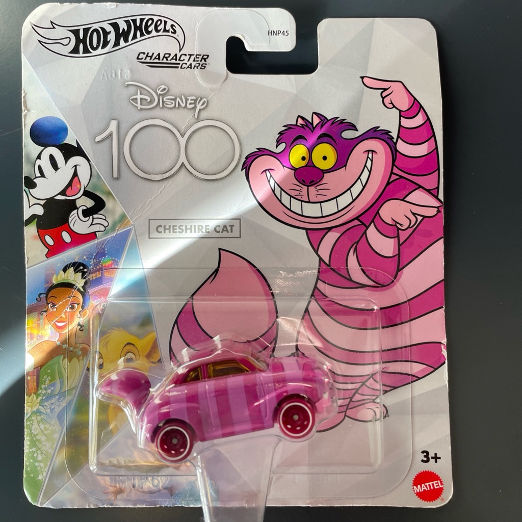Disney Toys | New Hot Wheels Disney 100 Cheshire Cat Die-Cast Car | Color: Pink/Purple | Size: Osb