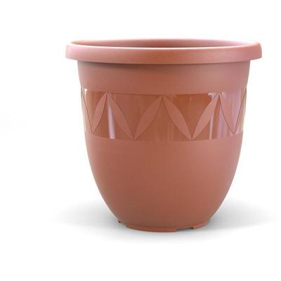 Plastard - Blumentopf 47 cm Durchmesser in Terrakotta Image