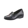 Mokassin CLASSIC, Damen, Gr. 39, schwarz, Glattleder, Basic, Schuhe