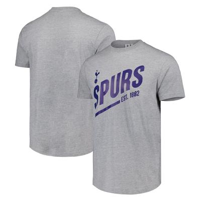Tottenham Hotspur Core Established T-Shirt - Grey Marl - Men's Image