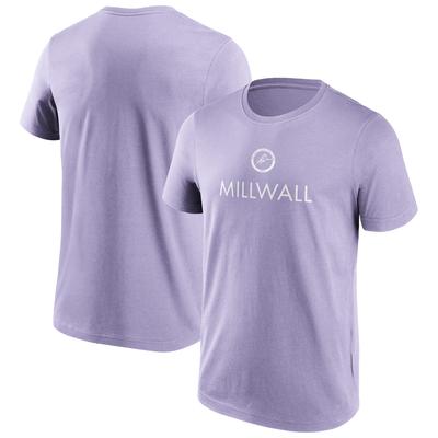 Millwall Wordmark Logo Grafik-T-Shirt – Lila Rose – Herren Image