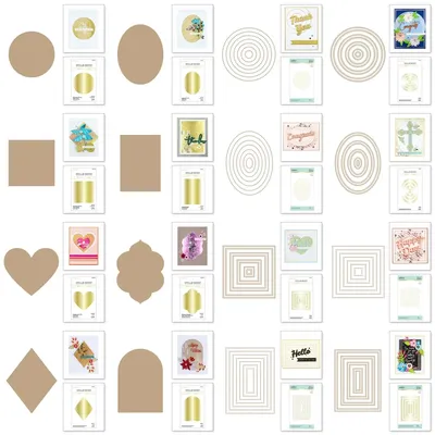 New Shape Collection Metal Cutting Dies Hot Foil For DIY Making Card Scrapbook Embossed Album Craft