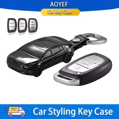 Car Shape Model for HYUNDAI Tucson Creta Ix25 Ix35 I10 I20 Ix20 HB20 Elantra Sonata 3/4 Button