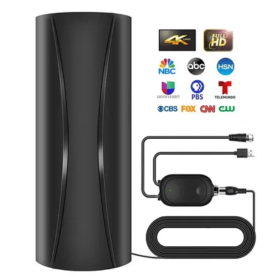 VUELVE Digital TV Antenna with Amplifier and Signal Booster Indoor Outdoor Multi Directional Signal