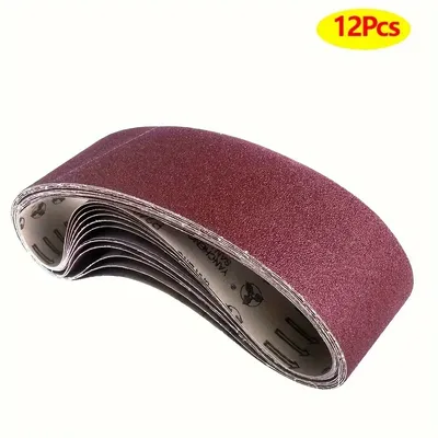 4 X 36 Inch Aluminum Oxide Sanding Belt Kit - Of 60 80 120 150 240 400 Grits-Premium Sandpaper
