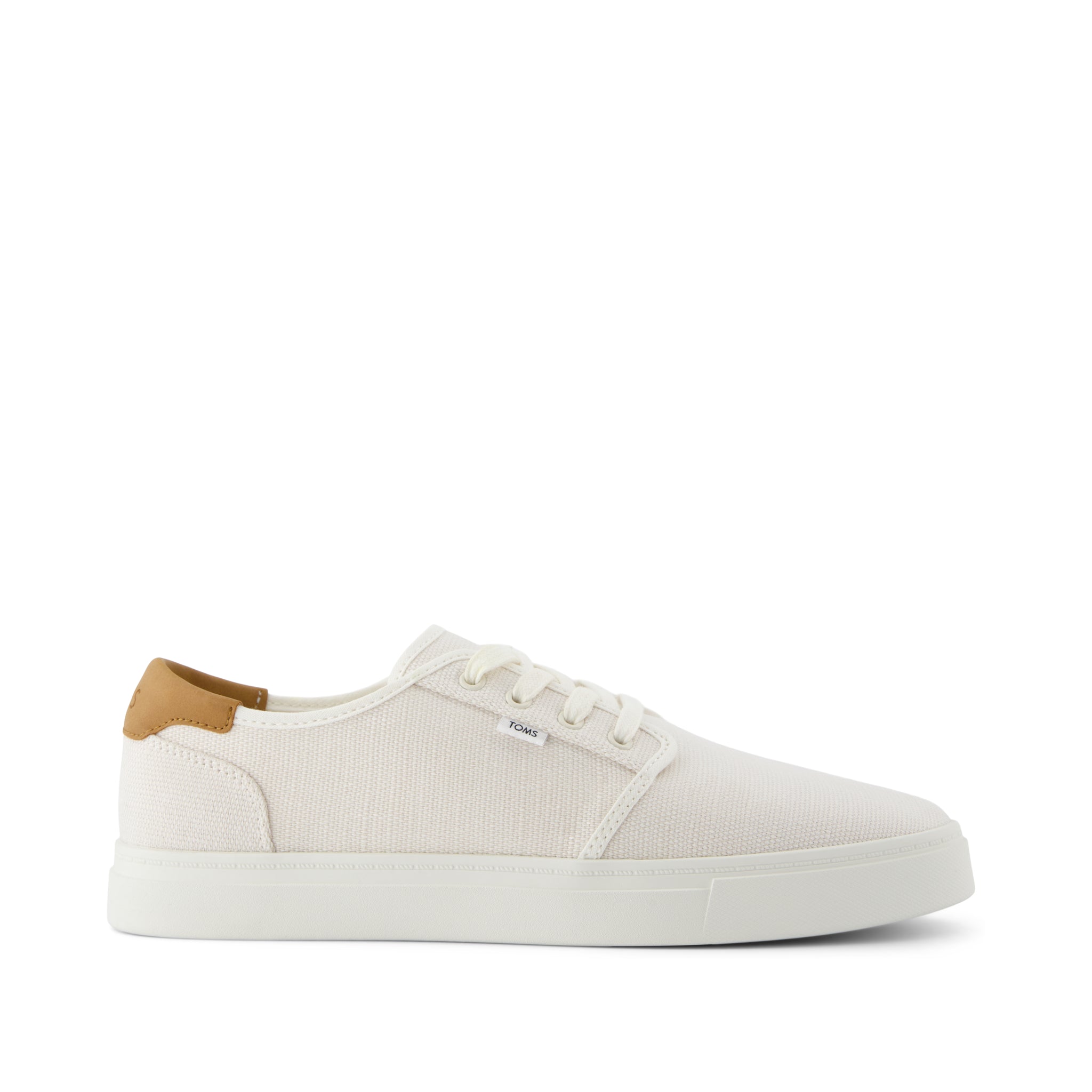 Men's Carlo 2.0 Legacy Canvas Lace Up Sneaker | White | Size 9.5 | TOMS Official Site - Shoes, Accessories, & Apparel