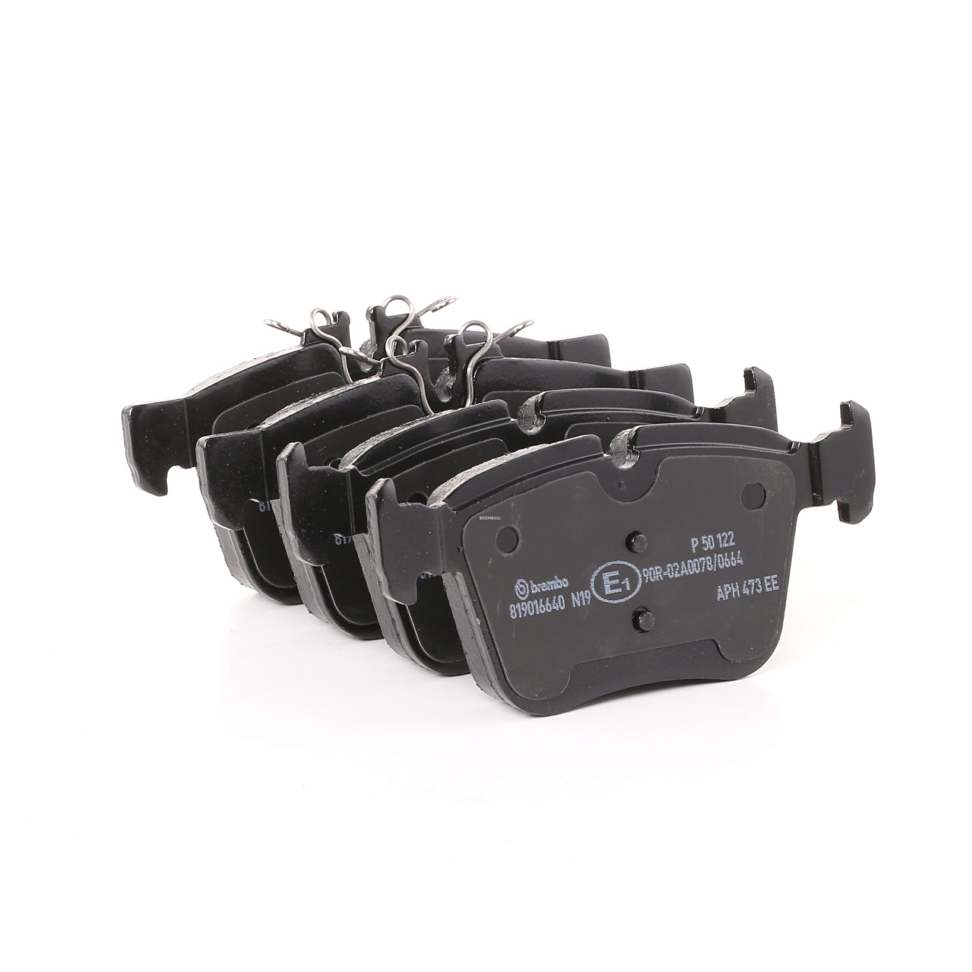 BREMBO Bremsbelagsatz MERCEDES-BENZ P 50 122 A0084201420,0004203602,0004208200 0004209403,0084201320,A0004208603,0004208603,0084201420,A0004203602