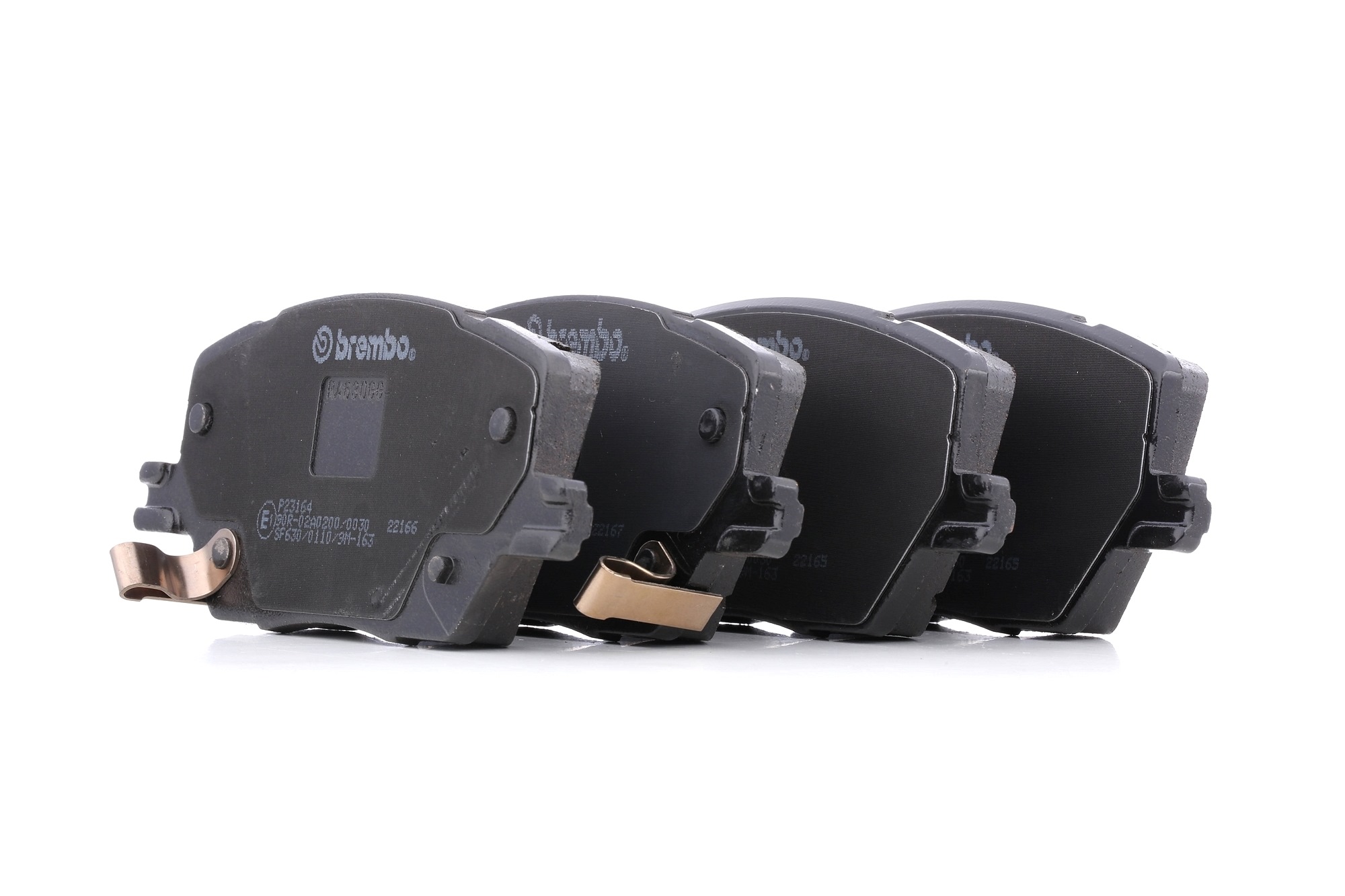 BREMBO Bremsbelagsatz FIAT,JEEP,ALFA ROMEO P 23 164 77367518,00K68267915AA,68346986AB 68368829AA,77368778,K68379582AB,00K68273005AA,00K68379582AB