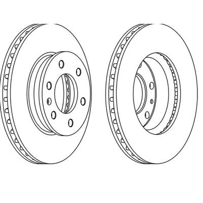 JURID Bremsscheibe VW,MERCEDES-BENZ 569136J 2E0615301,906423000027,A9064210112 Bremsscheiben,Scheibenbremsen N906420018328,N9074210100,A906423000027 Image