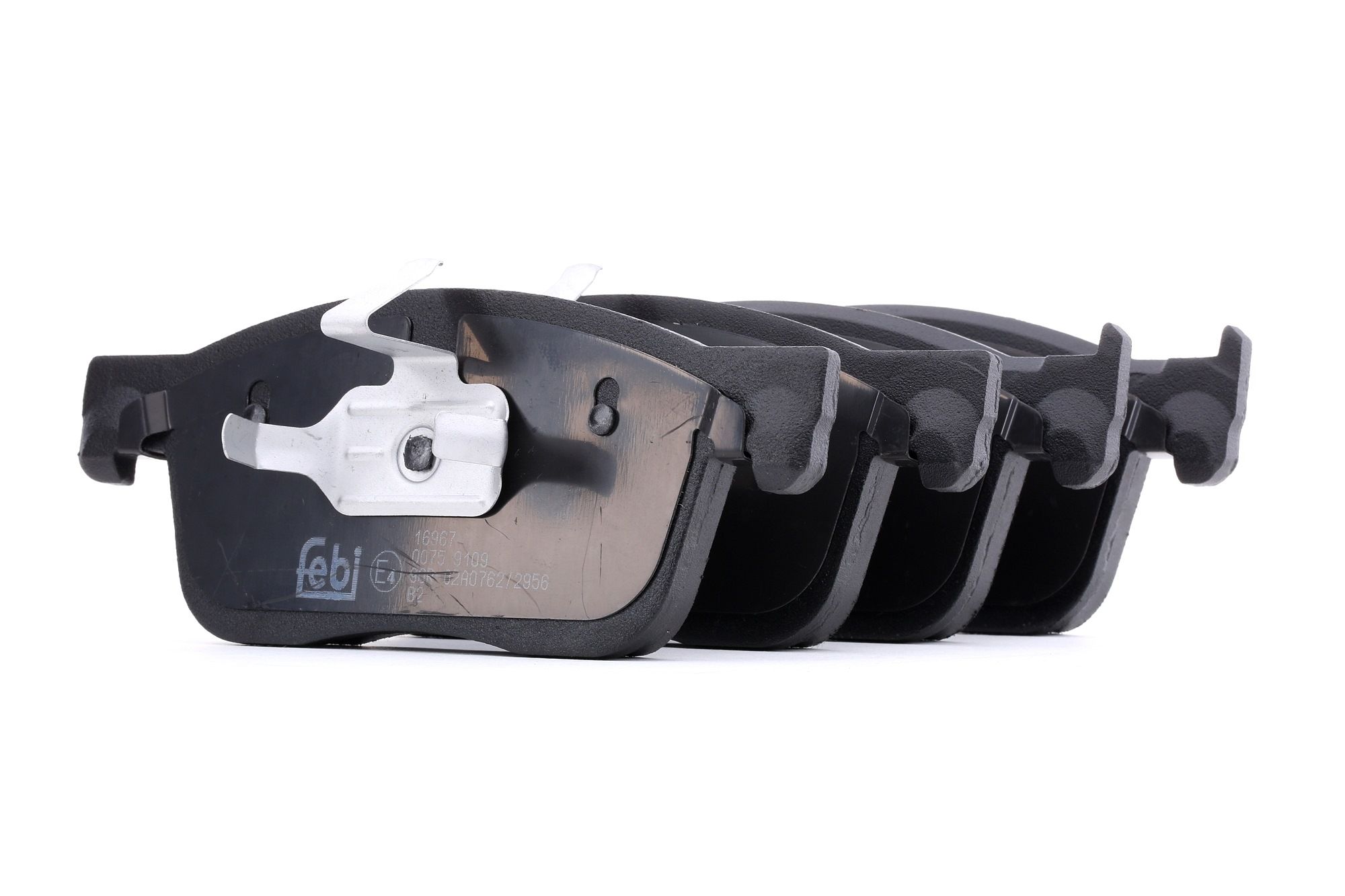FEBI BILSTEIN Bremsbelagsatz OPEL,TOYOTA,PEUGEOT 16967 SU001B4449,155253709,1613260780 1678168280,1680791780,SU001A3132,SU001B3530 Image