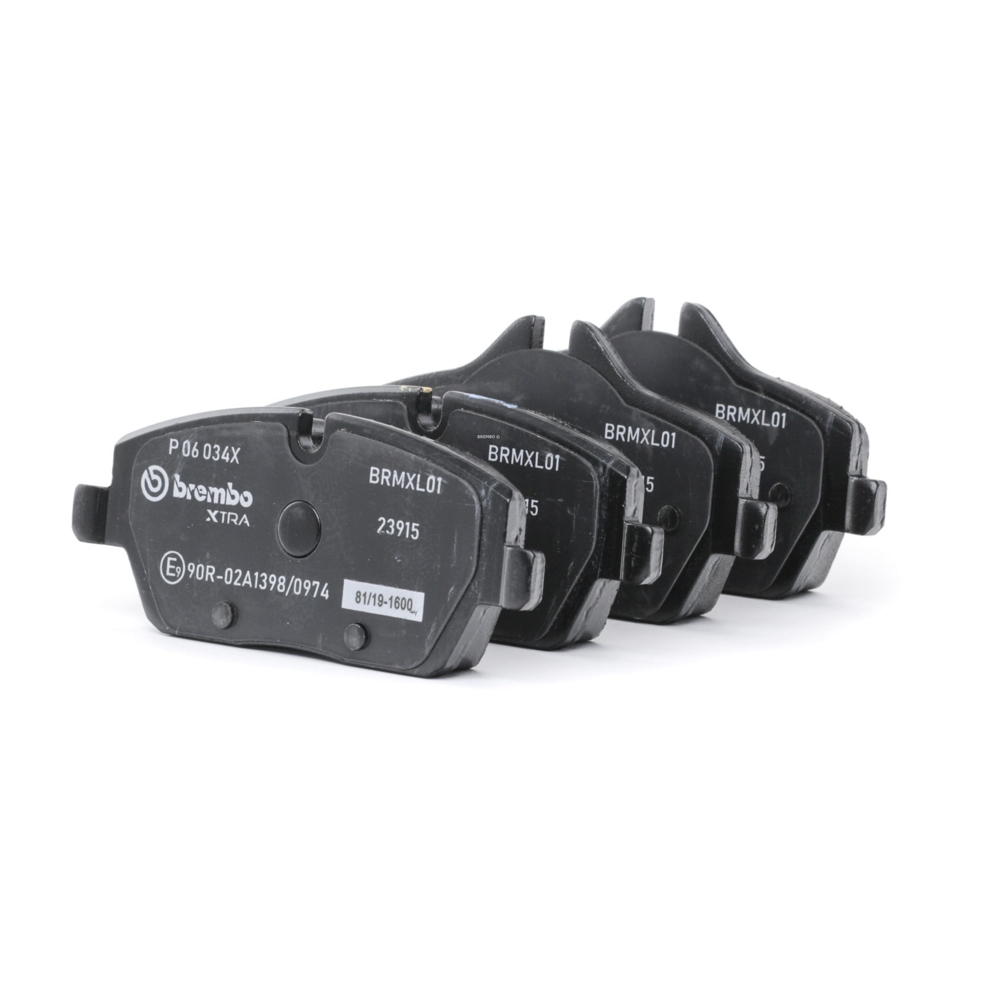 BREMBO Bremsbelagsatz BMW,MINI P 06 034X 34112288855,34116771838,34116774050 34112289143,34112289145,6863292,2289145,34118867474,6794056,34116771837 Image