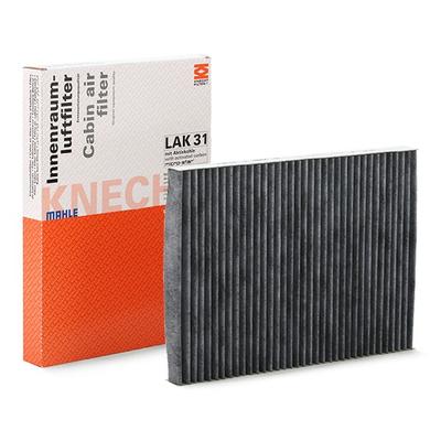 MAHLE ORIGINAL Innenraumfilter VW,AUDI,SKODA LAK 31 1H0091800,3B1819640A,76888853 3B1819640,3B1819644A,8L0091800,1H0091800SE,1H0819648A,1HO091800 Image