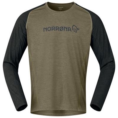 Norrøna - Fjørå Equaliser Lightweight Long Sleeve - Radtrikot Gr XL oliv Image