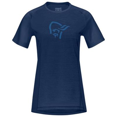 Norrøna - Women's Fjørå Wool T-Shirt - Radtrikot Gr M blau Image