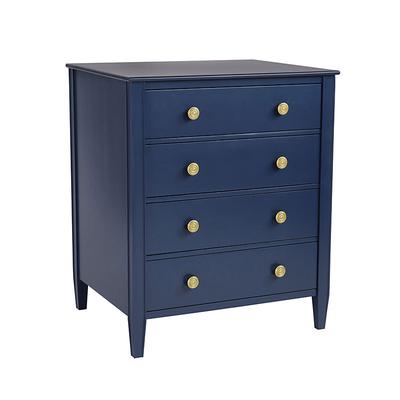 Sidney 4-Drawer Nightstand - Navy - Ballard Designs