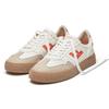 Sneaker FLAMINGOS LIFE "BURELA BOLD", Gr. 39, orange (papaya), Synthetik, Textil, sportlich, Schuhe, veganer Sneaker, Obermaterial aus 70% Maisresten