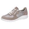 Schnürschuh WALDLÄUFER "HAVY", Damen, Gr. 5 (38), grau (taupe), Veloursleder, Textil, sportlich, Schuhe, Sneaker, Halbschuh, Freizeitschuh in Komfortweite H (= sehr weit)