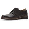 Schnürschuh PIUS GABOR, Herren, Gr. 10 (44,5), schwarz, Glattleder, unifarben, elegant, Schuhe, Blockabsatz, Businessschuh, Halbschuh mit Ziernähten, G-Weite