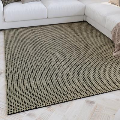 Teppich WECON HOME "Hamptons TWENTYNINE", beige (sand beige), B:110cm H:10mm L:170cm, Polyester, Teppiche, Läufer, Kurzflor, Wohnzimmer, Schlafzimmer, elegant, robust, Karo Image