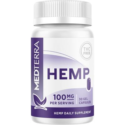 Daily Relief Hemp Capsules, 100mg by Medterra