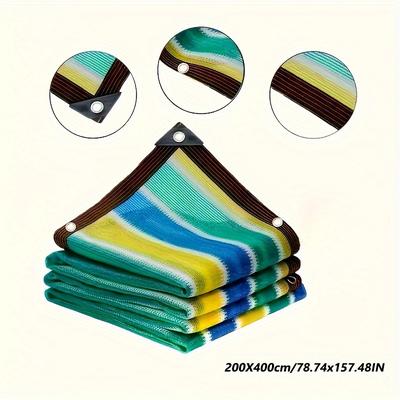 TEMU Shade Cloth For , , , And , Polyethylene (pe) , Non-waterproof, , , Fall, Summer, , Fastening Image
