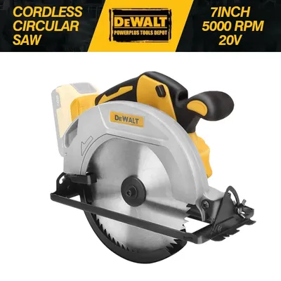 Dewalt 5000RPM Brushless Circular Saw 7 Inch Cordless Handheld Woodwork Saw 50° Adjustable Cutting Machine Power Tool New