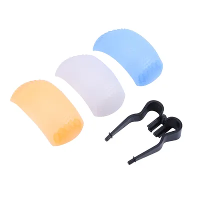 Diffuser Cover for DSLR Camera Diffuser Cover 3 Color 3 in 1 up Flash Diffuser Cover For DSLR SLR Cameras Diffuser Cover