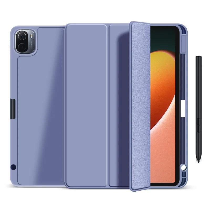 Custodia per Xiomi Mi Pad 5 per Xiaomi Mipad 5 Pro Smart Custodia in silicone per Funda Xiaomi Pad 5 Redmi Pad Cover con custodia portapenne