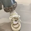 Sanrio Hello Kitty Beliebte Damen-Leinwandschuhe mit dicken Sohlen, Frühlingsmode, Freizeitschuhe,