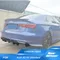 Diffuseur de Pare-Chocs Arrière de Voiture en Fibre de Carbone, Accessoire pour Audi A3 8V Standard Sedan 4 Portes 2014-2016, sans Fil, à Quatre Sorties, FRP